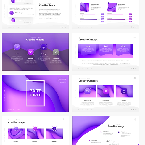 極致酷黑，光影科技 打造高端商務演示的iOS夢幻風PPT模板